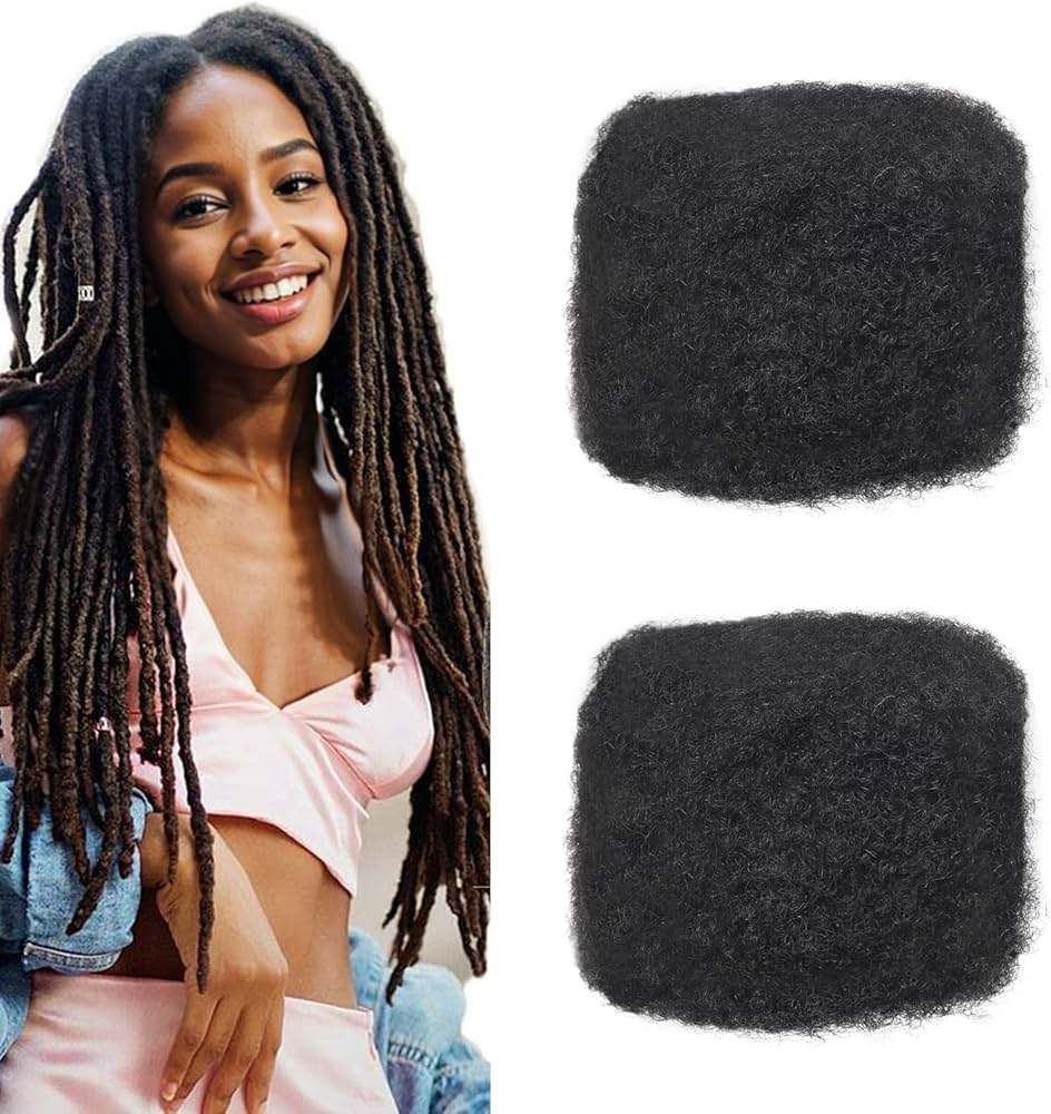 Answer Hair Afro Kinky Bulk: Luxury Human Hair for Loc Repair